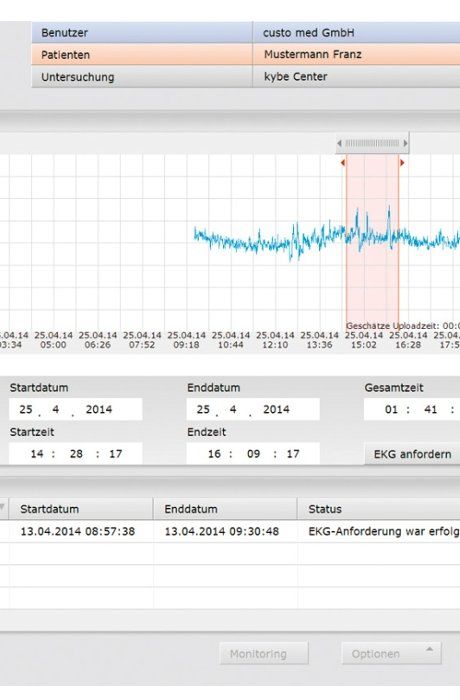 hmh medikal customed Custo Teleholter Telemetrik Sistem Yazilim